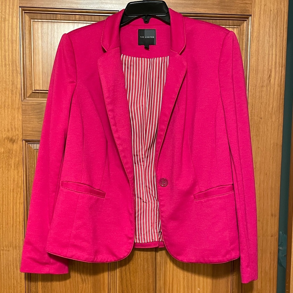 The Limited hot pink blazer